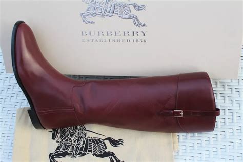 burberry copse bordeaux knee high boots|Burberry Knee.